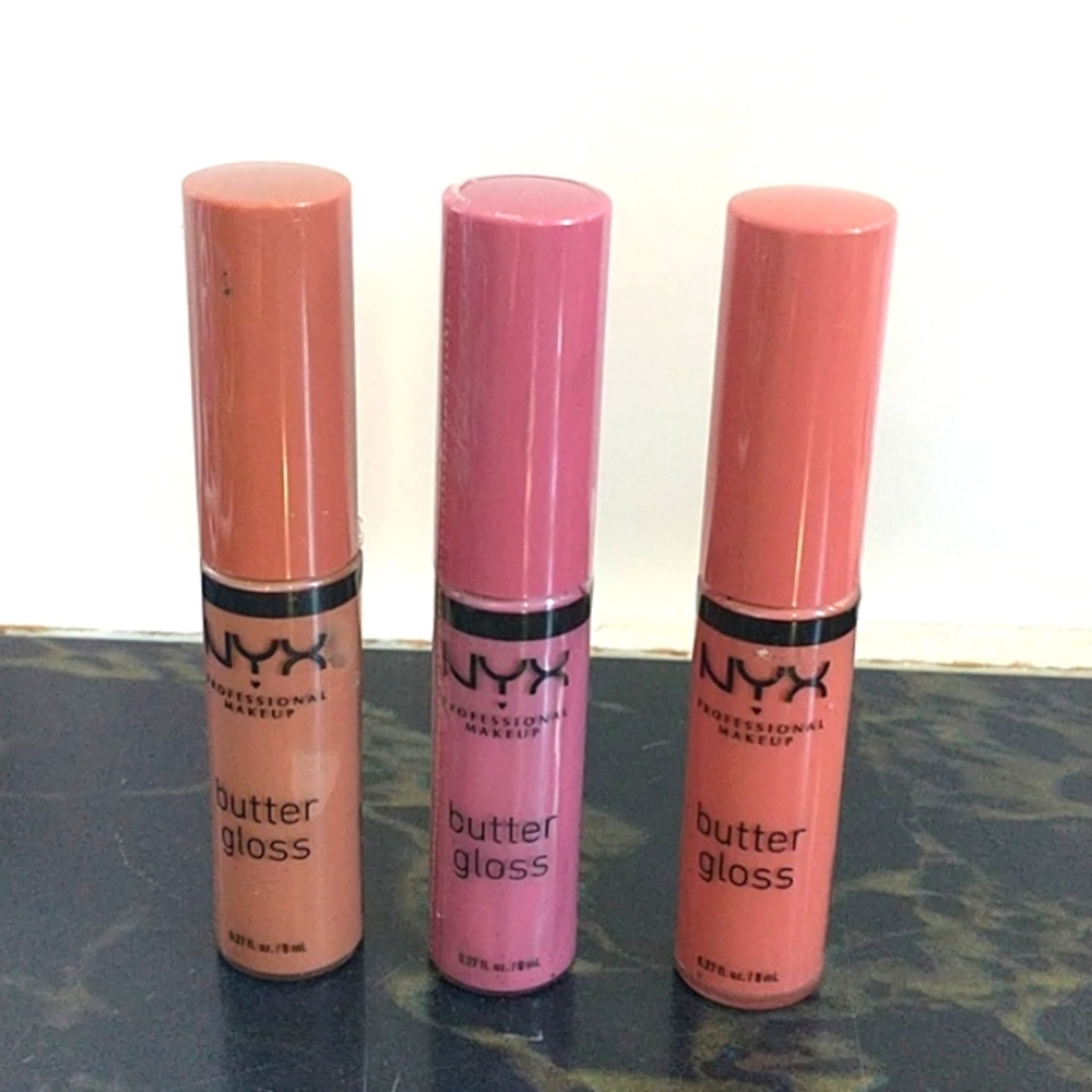 New NYX Butter Gloss in 3 Shades: Butterscotch, Angel Food, Bit of Honey